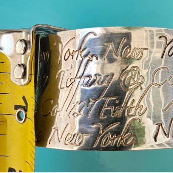 Tiffany &  Co. Notes Cuff Braclet Sterling .925 - Picture 6 of 8